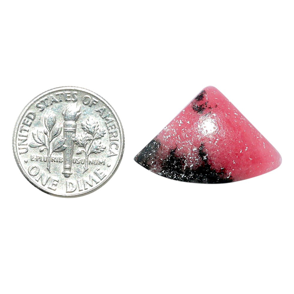 Rhodonite 15.5x23.6x5.4 mm Fancy Shape Polished Gemstone LS50-08022