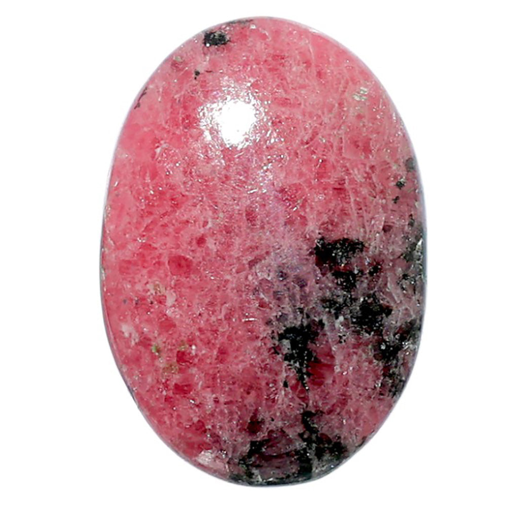 Rhodonite 19.5x28x5.5 mm Oval Shape Polished Gemstone LS50-08024