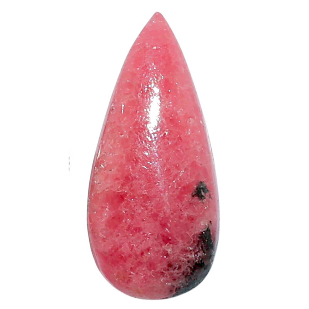 Rhodonite 11x24.3x5 mm Pear Shape Polished Gemstone LS50-08025
