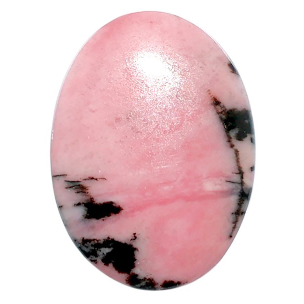 Rhodonite 15.9x21.6x4 mm Oval Shape Polished Gemstone LS50-08026
