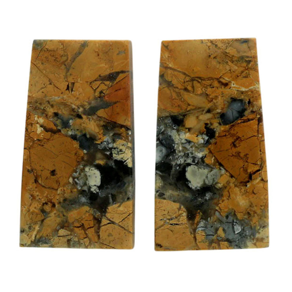 Maligano Jasper Pair 12.7x23x4.2 mm Fancy Shape Polished Gemstone LS53-07074