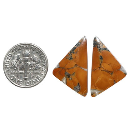 Maligano Jasper Pair 14x23.5x4 mm Fancy Shape Polished Gemstone LS53-07533