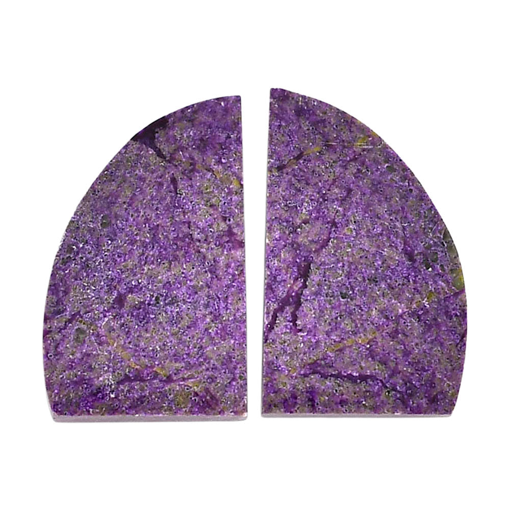 Purpurite Pair 14.5x23.2x4 mm Fancy Shape Polished Gemstone LS60-04836