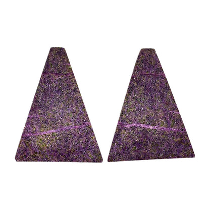 Purpurite Pair 16.1x21.8x4.5 mm Fancy Shape Polished Gemstone LS60-04839