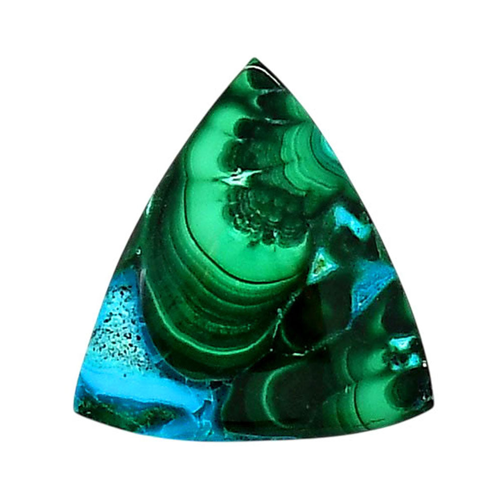 Azurite Malachite 21x22.2x5.5 mm Fancy Shape Polished Gemstone LS63-05625