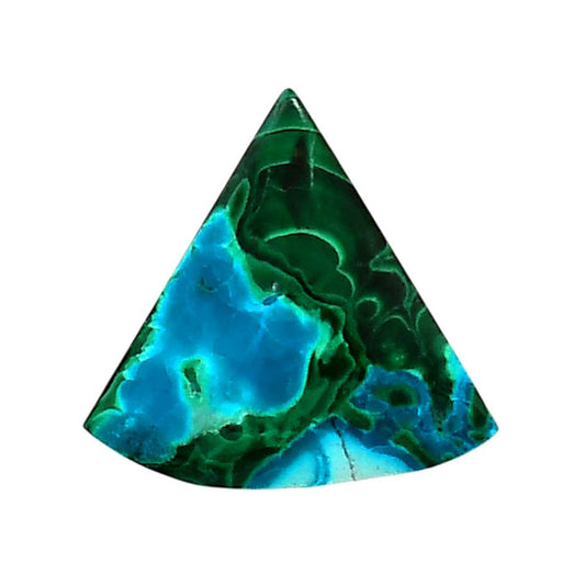 Azurite Malachite 22.2x21.3x5 mm Fancy Shape Polished Gemstone LS63-05627