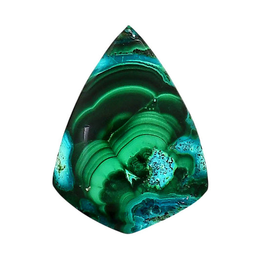Azurite Malachite 22.8x30.6x5.5 mm Fancy Shape Polished Gemstone LS63-05635