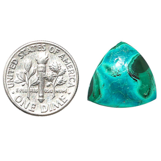 Azurite Malachite 16x16x5 mm Fancy Shape Polished Gemstone LS63-08910