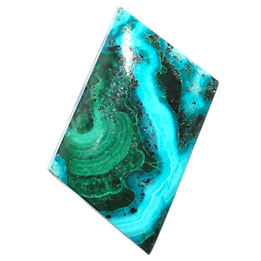 Azurite Malachite 11x15.5x4.5 mm Fancy Shape Polished Gemstone LS63-08914