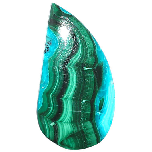 Azurite Malachite 14x26.7x5 mm Fancy Shape Polished Gemstone LS63-08926