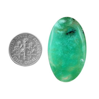 Australian Chrysoprase 20x33.85x4.5 mm Oval Shape Polished Gemstone LS67-06292