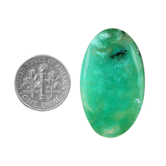 Australian Chrysoprase 20x33.85x4.5 mm Oval Shape Polished Gemstone LS67-06292