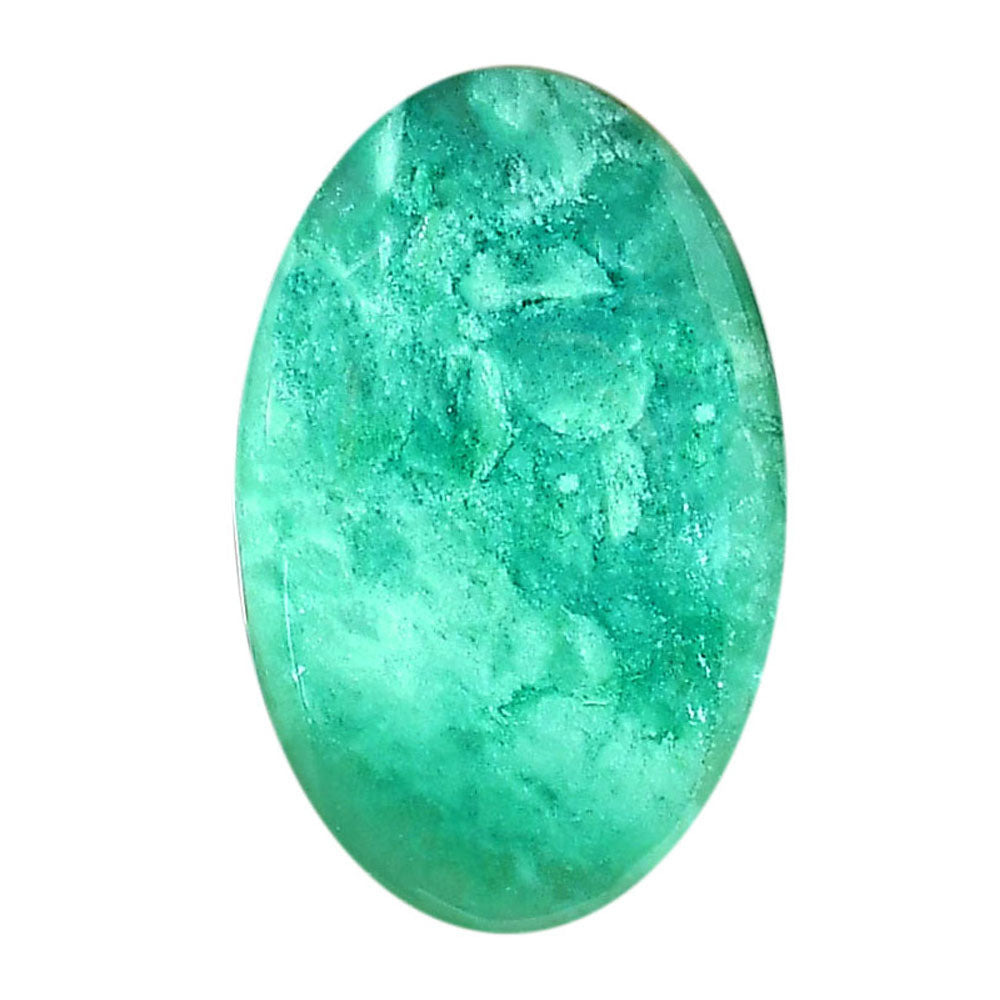 Australian Chrysoprase 21x32.9x5 mm Oval Shape Polished Gemstone LS67-06294