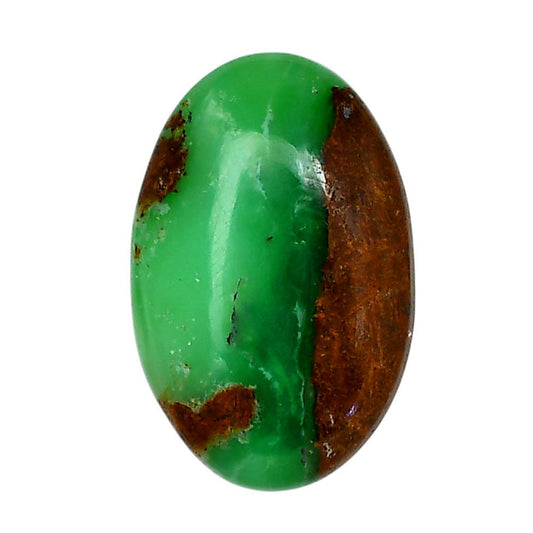 Boulder Chrysoprase 20.5x31.55x6 mm Oval Shape Polished Gemstone LS67-06327
