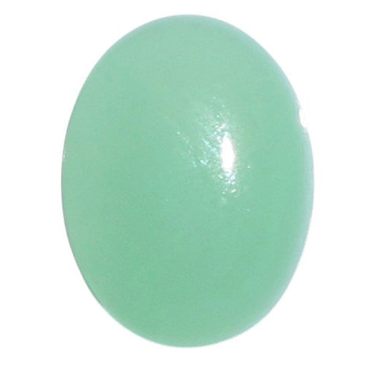 Chrysoprase 10.2x14x4.7 mm Oval Shape Polished Gemstone LS67-07296