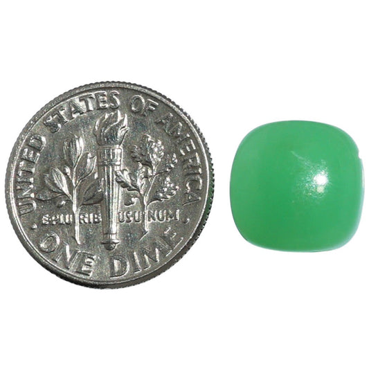Chrysoprase 11.2x11.2x4.8 mm Cushion Shape Polished Gemstone LS67-07297