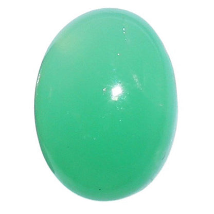 Chrysoprase 10x13.5x5.7 mm Oval Shape Polished Gemstone LS67-07306