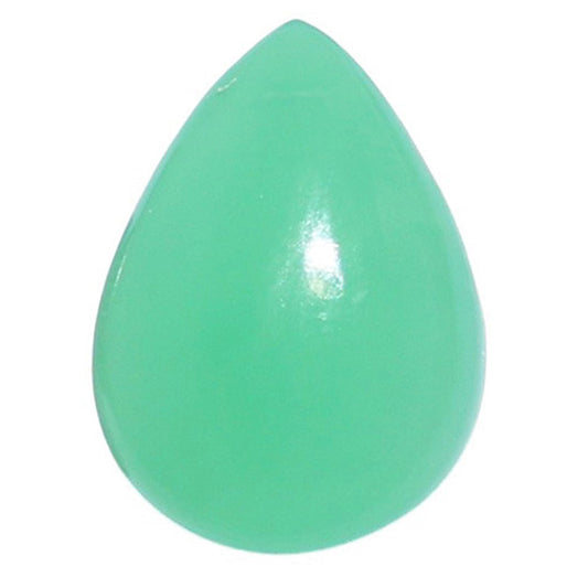 Chrysoprase 11.9x16.2x5 mm Pear Shape Polished Gemstone LS67-07307