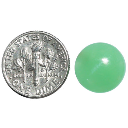 Chrysoprase 13.3x13.3x4.5 mm Round Shape Polished Gemstone LS67-07312