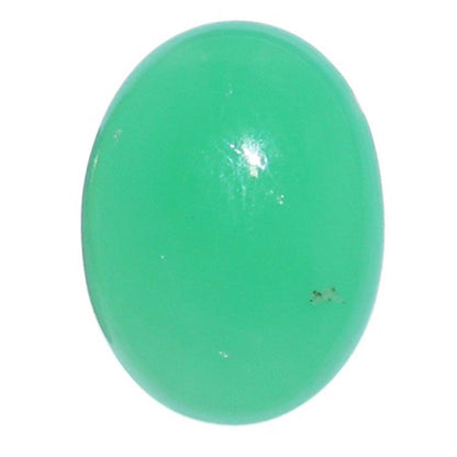 Chrysoprase 11.7x15.7x6 mm Oval Shape Polished Gemstone LS67-07315