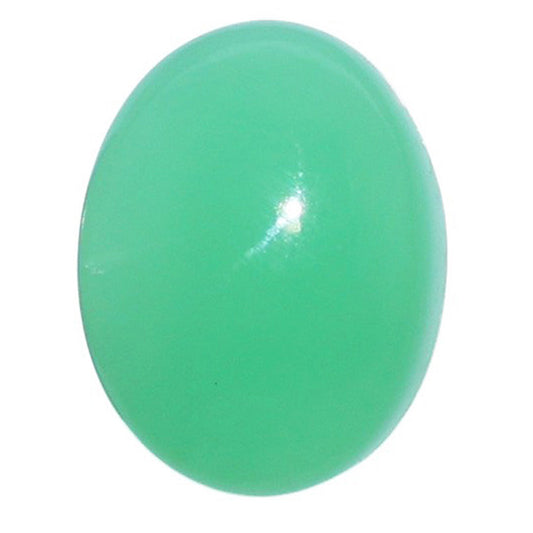 Chrysoprase 12x16x6 mm Oval Shape Polished Gemstone LS67-07316