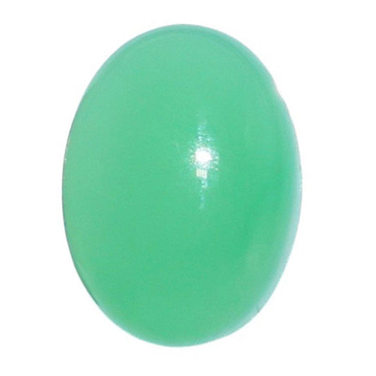 Chrysoprase 10.2x14x5.5 mm Oval Shape Polished Gemstone LS67-07319