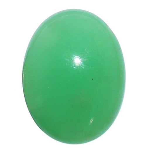 Chrysoprase 12x15.7x5.2 mm Oval Shape Polished Gemstone LS67-07320