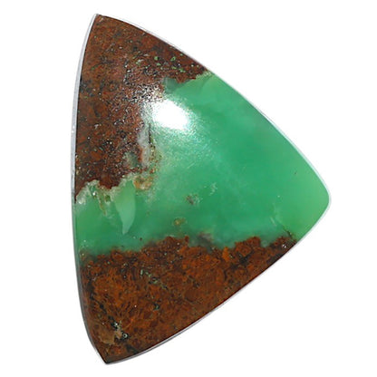 Natural Boulder Chrysoprase 19.5x26.3x5.3 mm Fancy Shape Polished Gemstone LS67-09229