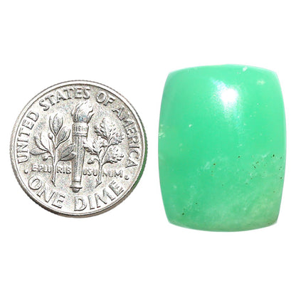 Natural Boulder Chrysoprase 16.3x21.3x8.5 mm Cushion Shape Polished Gemstone LS67-09241
