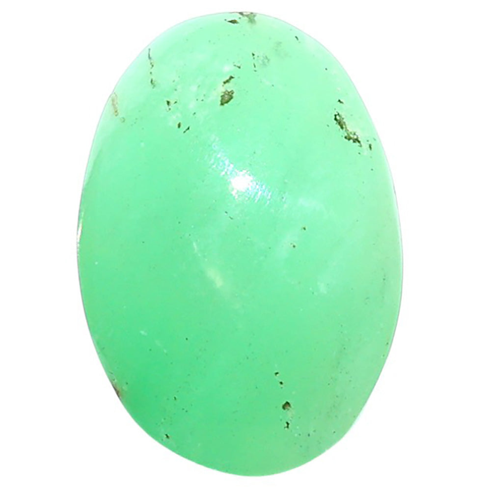 Natural Boulder Chrysoprase 15.6x22.45x7.5 mm Oval Shape Polished Gemstone LS67-09244