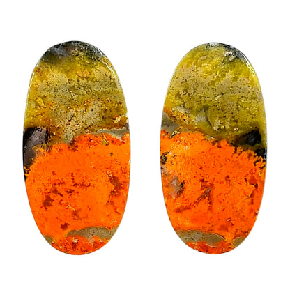 Indonesian Bumble Bee Pair 14.2x28.9x4 mm Oval Shape Polished Gemstone LS69-04111