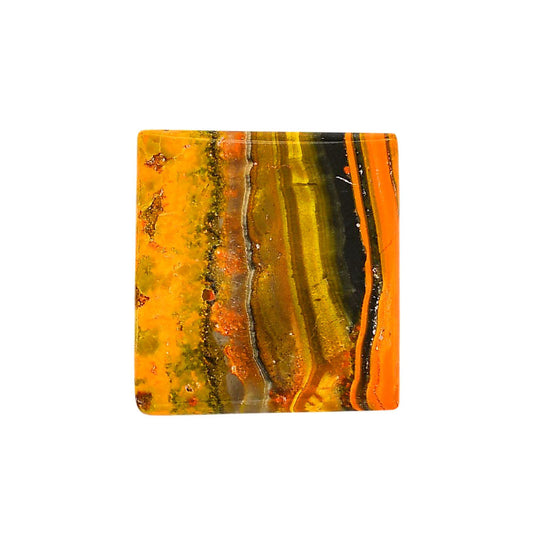 Indonesian Bumble Bee 29.2x31x4.5 mm Baguette Shape Polished Gemstone LS69-05880