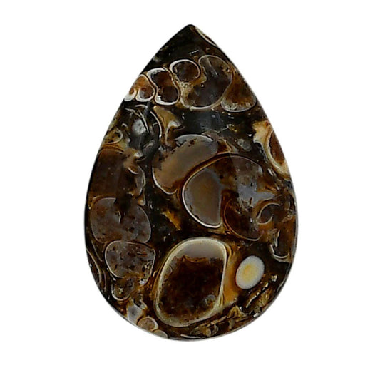 Turtella Jasper 17.7x26.3x5 mm Pear Shape Polished Gemstone LS70-05774