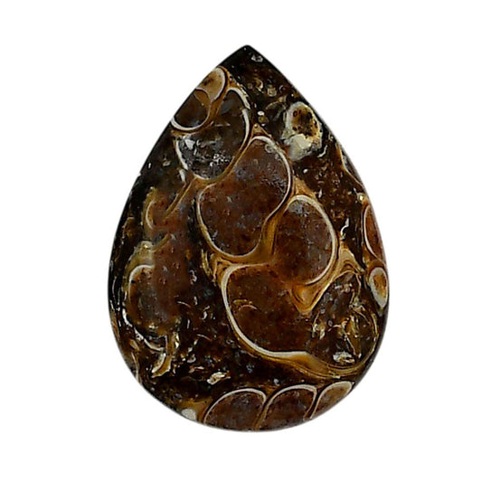 Turtella Jasper 18.9x26x4.7 mm Pear Shape Polished Gemstone LS70-05784