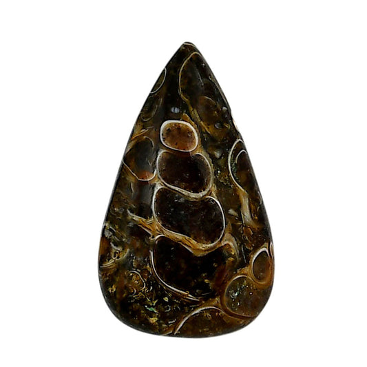 Turtella Jasper 18.2x30.6x5.8 mm Pear Shape Polished Gemstone LS70-05785