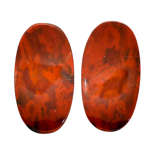 Rare Cady Mountain Agate Pair 12.8x23.7x4.5 mm Oval Shape Polished Gemstone LS71-04355