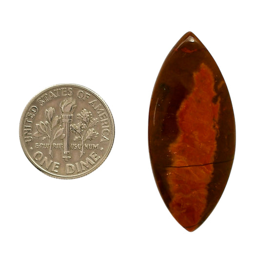 Rare Cady Mountain Agate 16.5x37.3x4.5 mm Marquise Shape Polished Gemstone LS71-05534