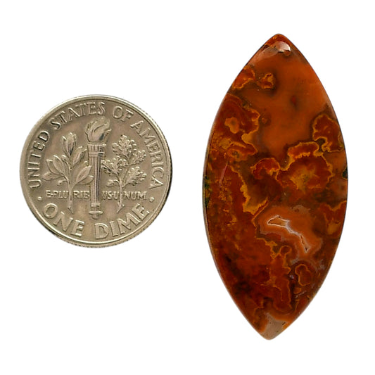 Rare Cady Mountain Agate 17x35.55x6 mm Marquise Shape Polished Gemstone LS71-05550