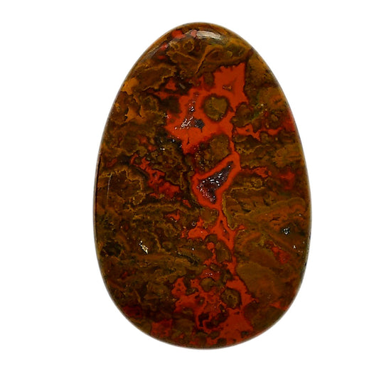 Rare Cady Mountain Agate 28.45x42.45x5.5 mm Fancy Shape Polished Gemstone LS71-05555