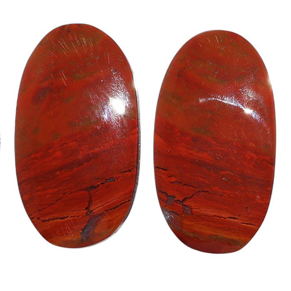 Rare Cady Mountain Agate Pair 14.4x26.3x4.3 mm Oval Shape Polished Gemstone LS71-07251