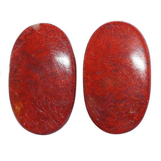 Rare Cady Mountain Agate Pair 13.6x22.8x4.5 mm Oval Shape Polished Gemstone LS71-07253