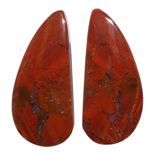 Rare Cady Mountain Agate Pair 10.8x24.25x4.5 mm Fancy Shape Polished Gemstone LS71-07606
