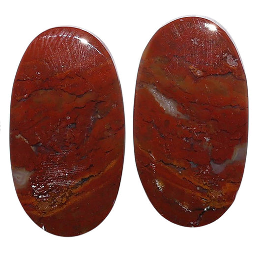 Rare Cady Mountain Agate Pair 13.6x25x4.5 mm Oval Shape Polished Gemstone LS71-07611