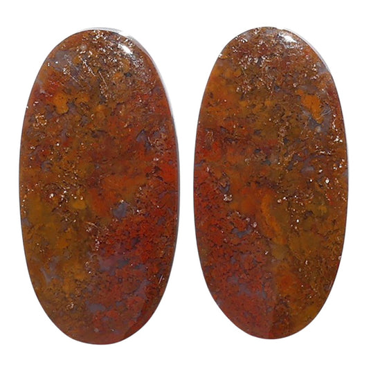 Rare Cady Mountain Agate Pair 13.2x26x3.8 mm Oval Shape Polished Gemstone LS71-07620