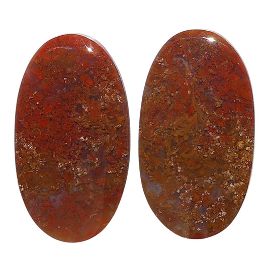 Rare Cady Mountain Agate Pair 14.2x25.7x3.5 mm Oval Shape Polished Gemstone LS71-07623