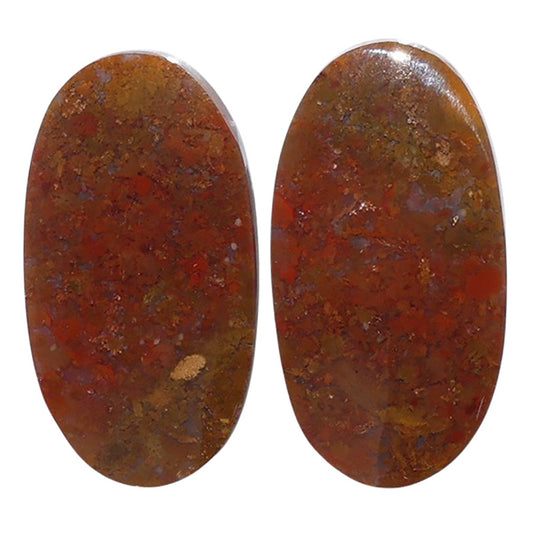 Rare Cady Mountain Agate Pair 13.5x25x4 mm Oval Shape Polished Gemstone LS71-07625