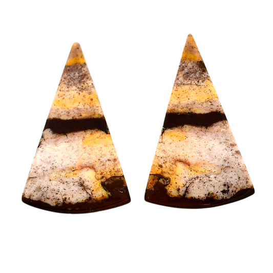 Outback Jasper Pair 17.1x27x3.8 mm Fancy Shape Polished Gemstone LS72-04453