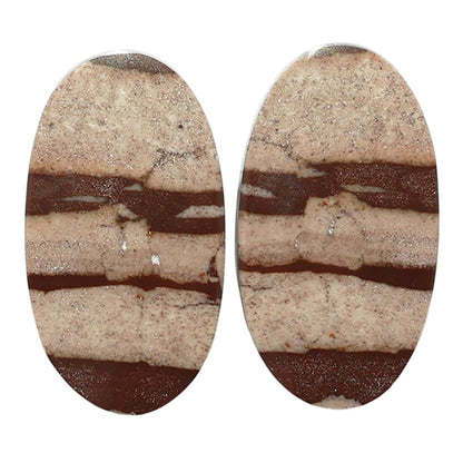 Outback Jasper Pair 13.6x24.6x3.5 mm Oval Shape Polished Gemstone LS72-07426