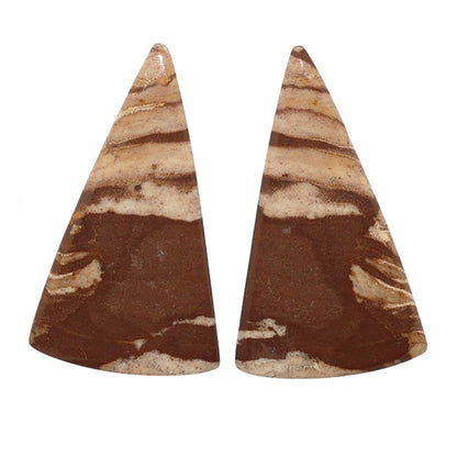 Outback Jasper Pair 15.6x27x3.8 mm Fancy Shape Polished Gemstone LS72-07437