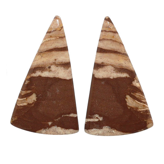Outback Jasper Pair 15.6x27x3.8 mm Fancy Shape Polished Gemstone LS72-07437